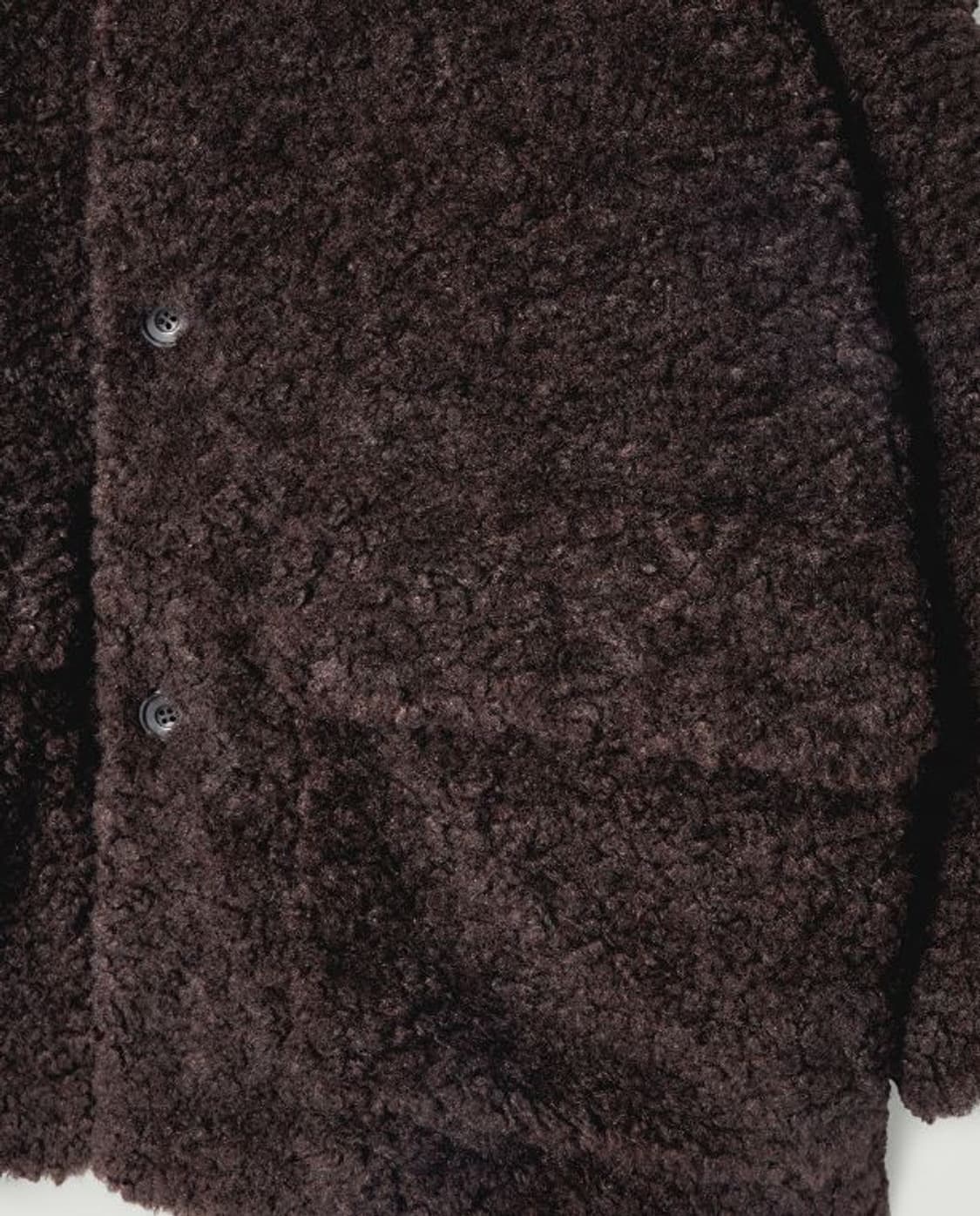 COS 패디드 테디 자켓 상품이미지5