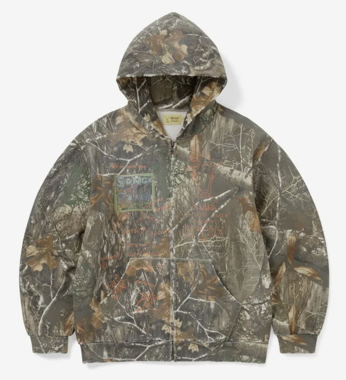 다니엘 존스턴 songs of pain 디스이즈네버댓 리얼트리 후드집업 상품이미지1