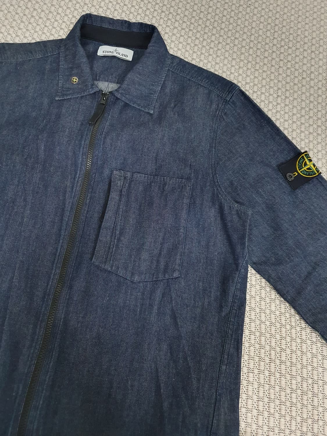 2017 스톤 아일랜드 데님 오버셔츠 상품이미지3