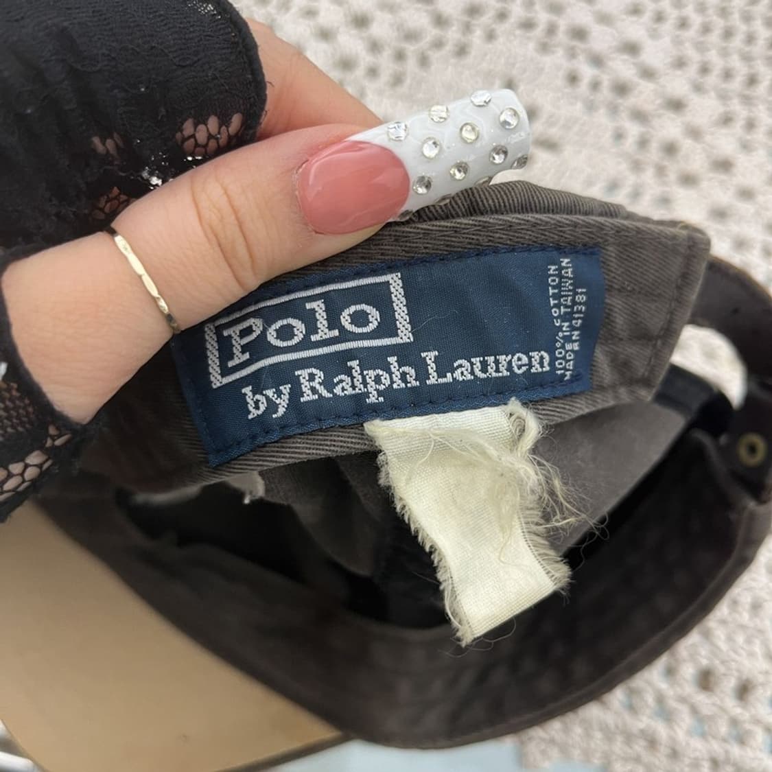 폴로 랄프로렌 레트로 빅포니 초코브라운 볼캡 C10325 상품이미지4