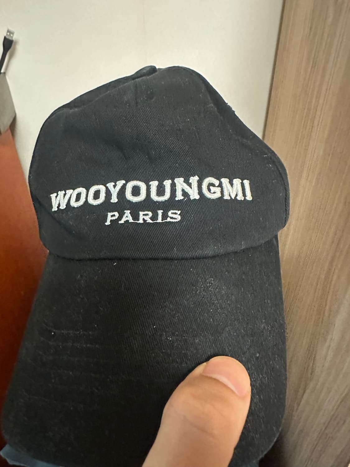 우영미 엠브로이드 볼캡 상품이미지1