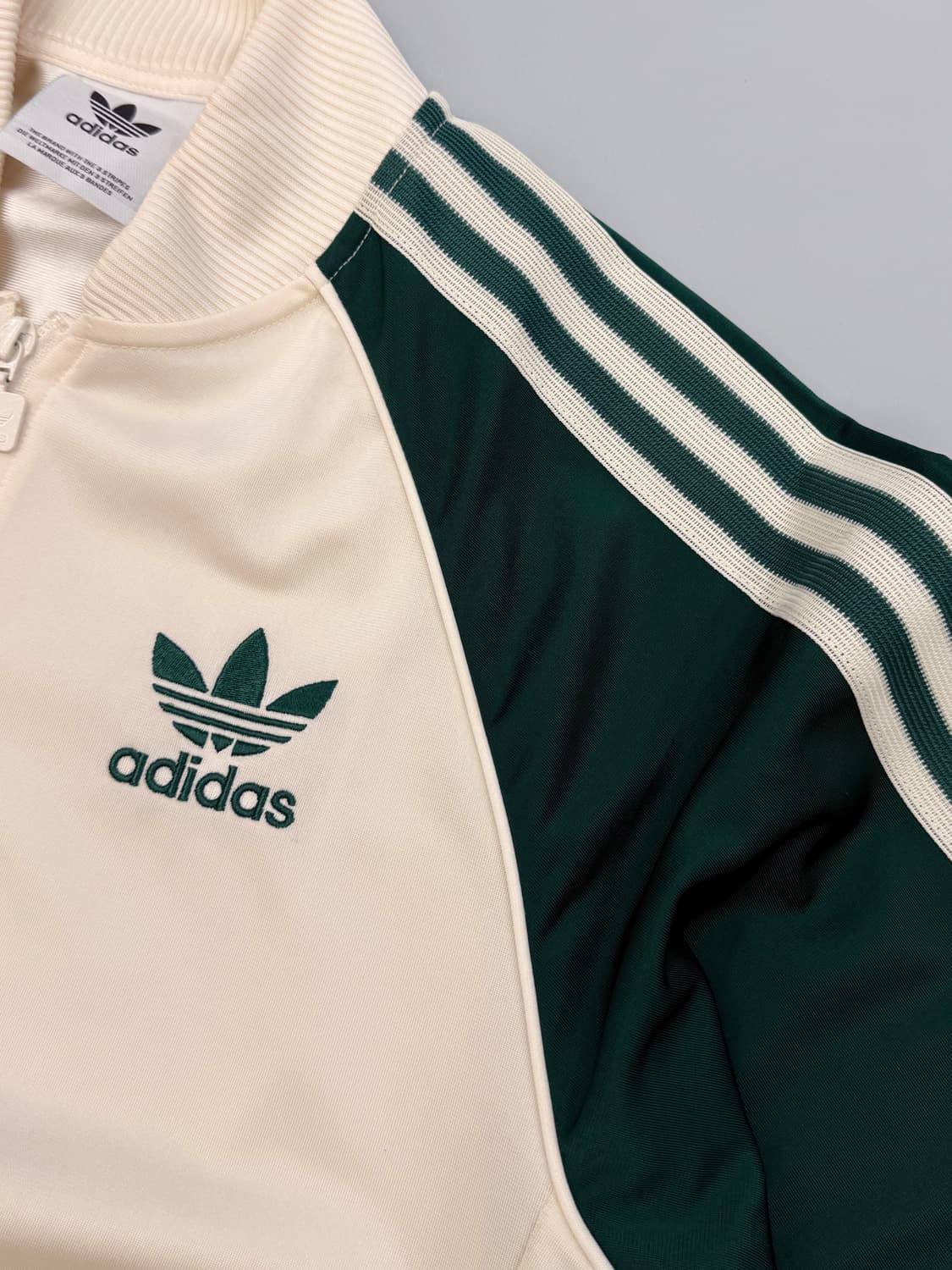 아디다스 루즈핏 흰 초 유로파 트랙 져지 상품이미지3