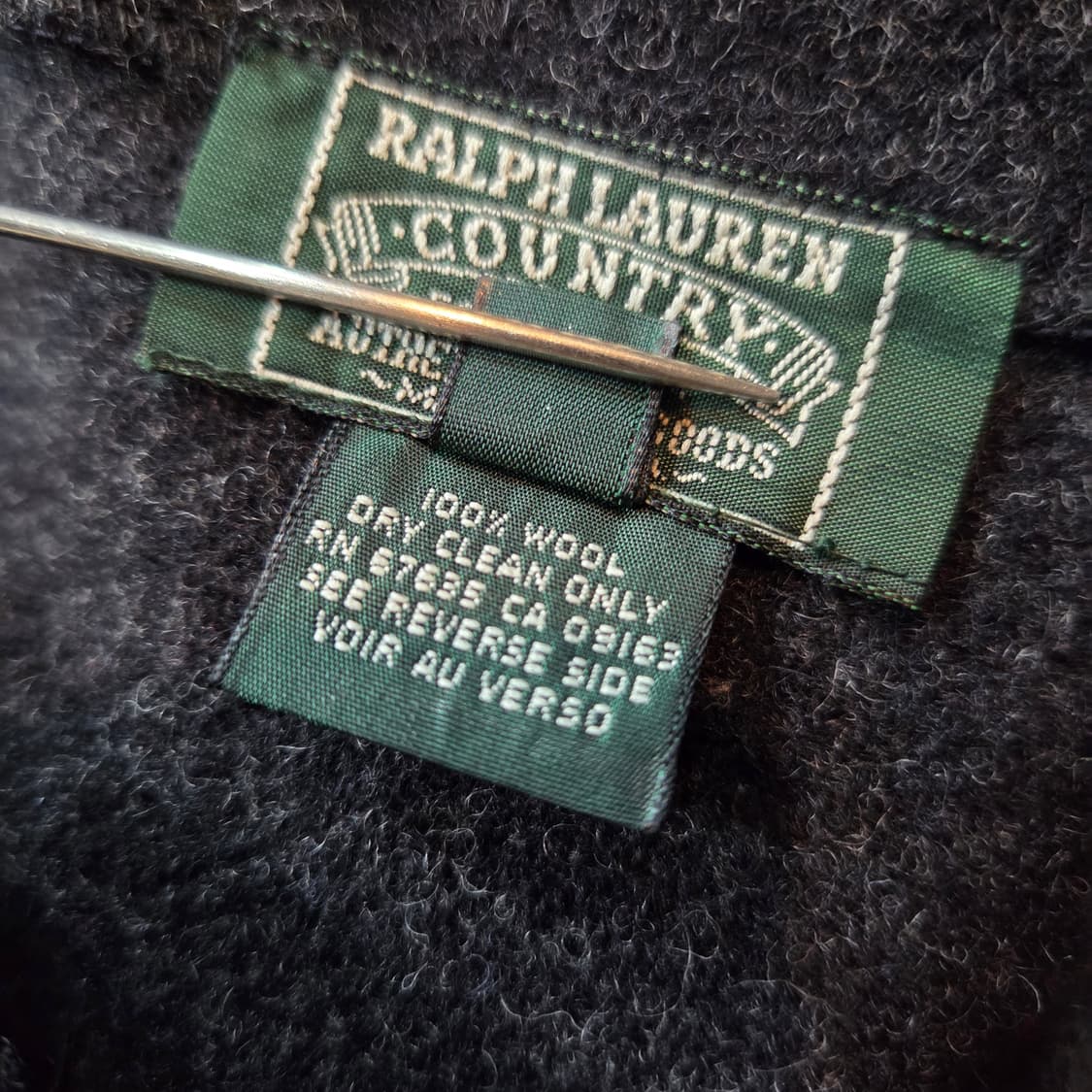 랄프로렌 컨트리 울100 프린지  랩 스커트 상품이미지6