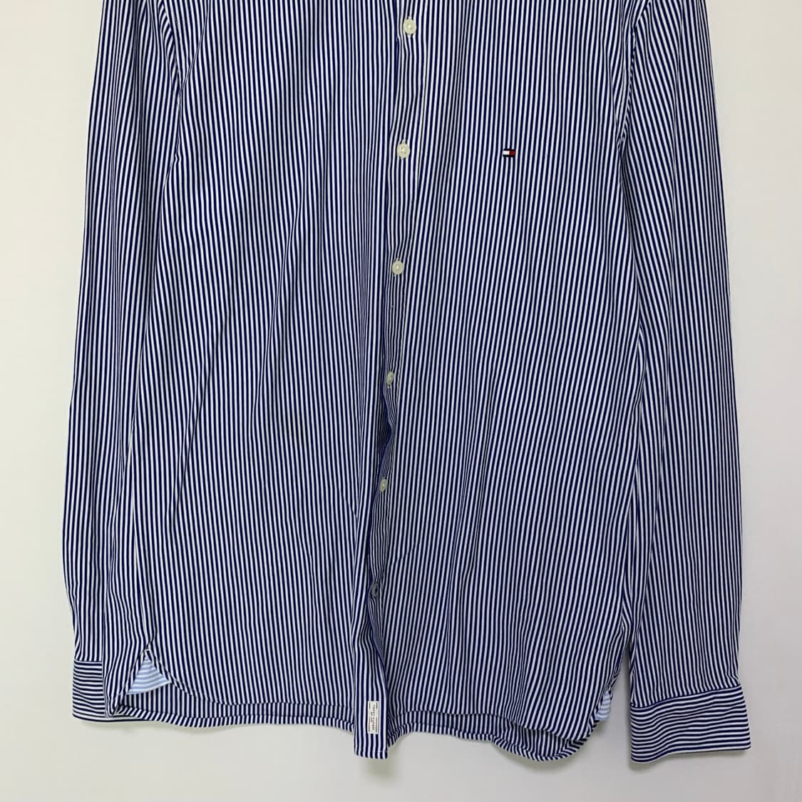 타미힐피거 스트라이프 셔츠 남방 빈티지 남녀공용 L 상품이미지3
