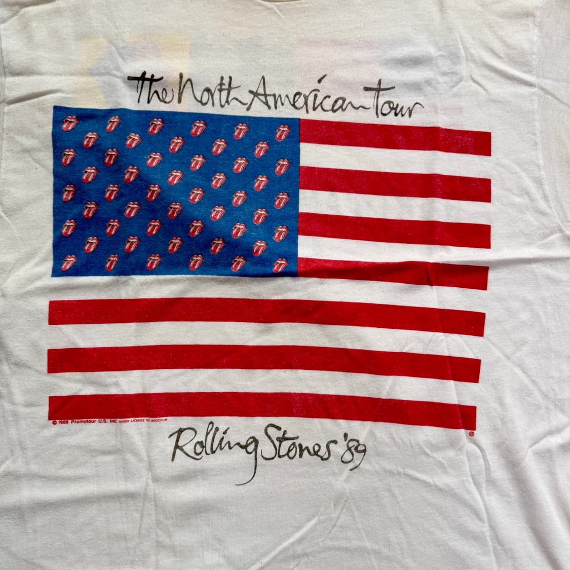 89’ 오리지널 롤링스톤즈 북미 투어 티셔츠 상품이미지3