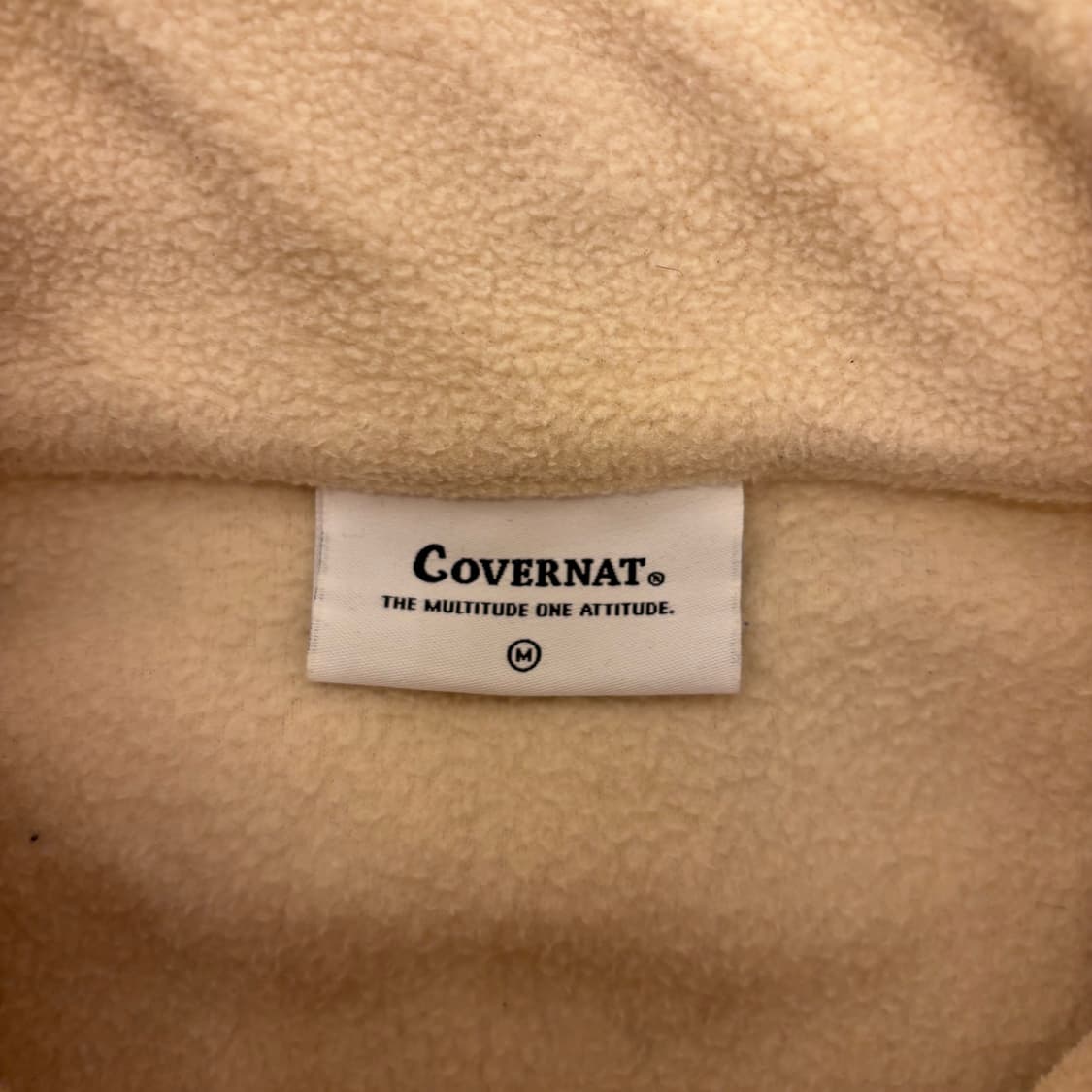 커버낫 아이보리 후리스 집업 상품이미지3