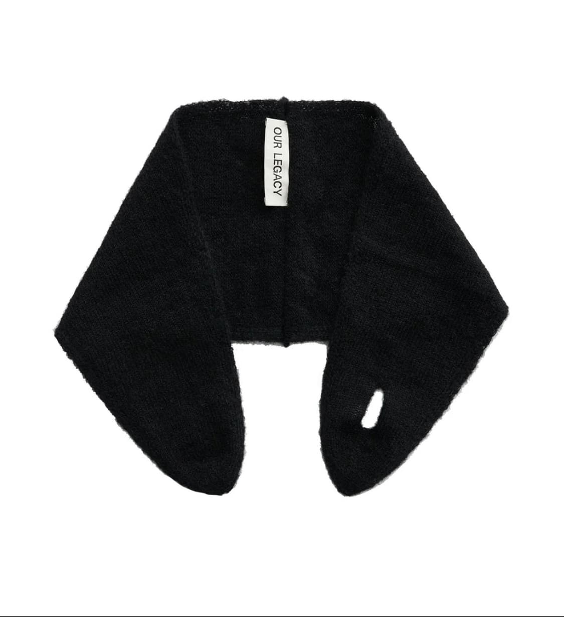 아워레가시 미니어쳐 스카프 블랙 알파카 상품이미지1