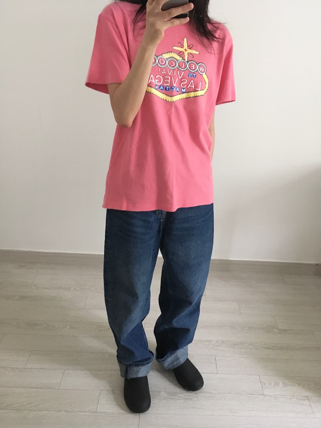 Vtg blue wide baggy jeans 상품이미지3