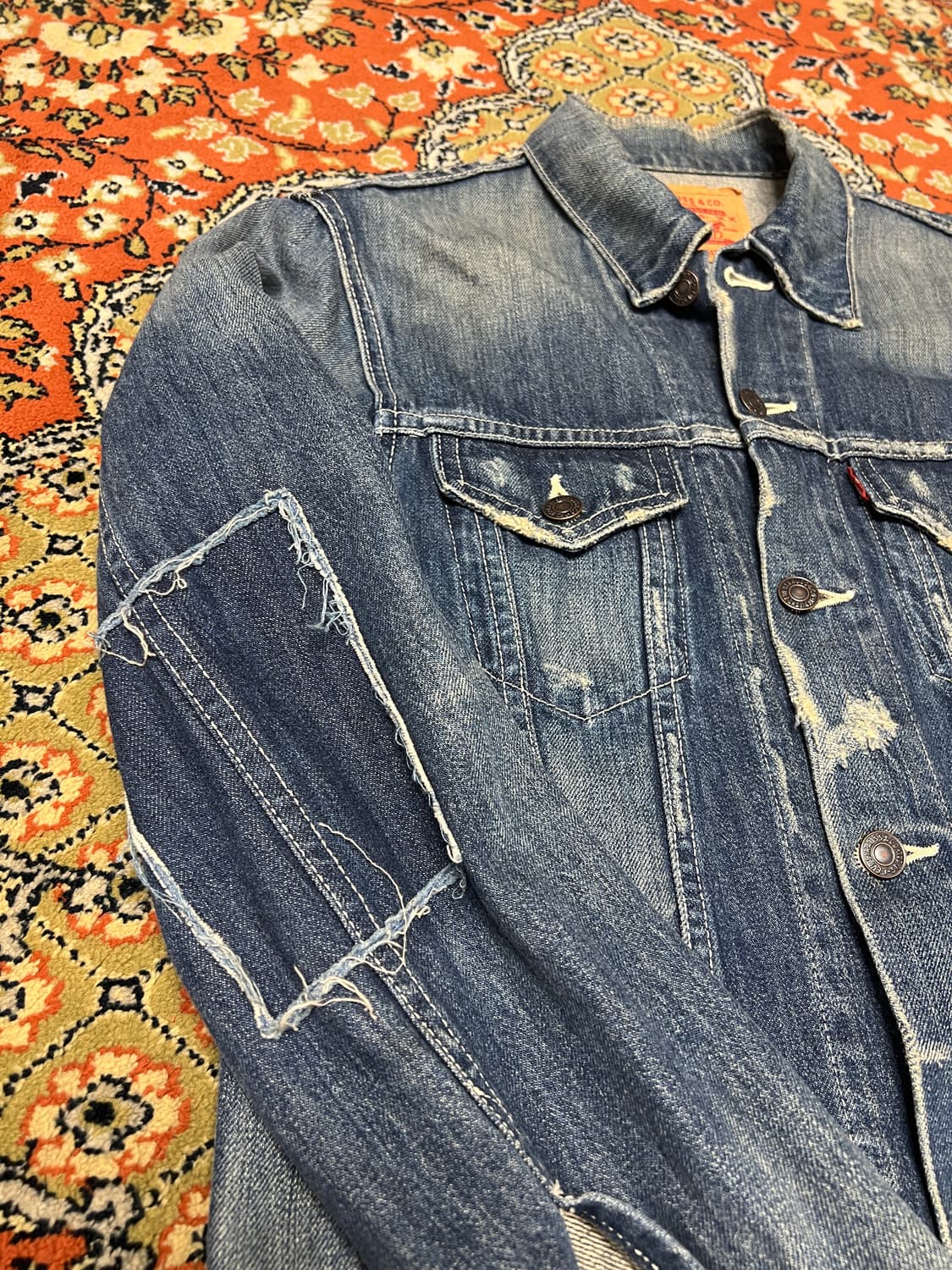 [M] 리바이스 3세대 기무라타쿠야 디스 데님 자켓 상품이미지6