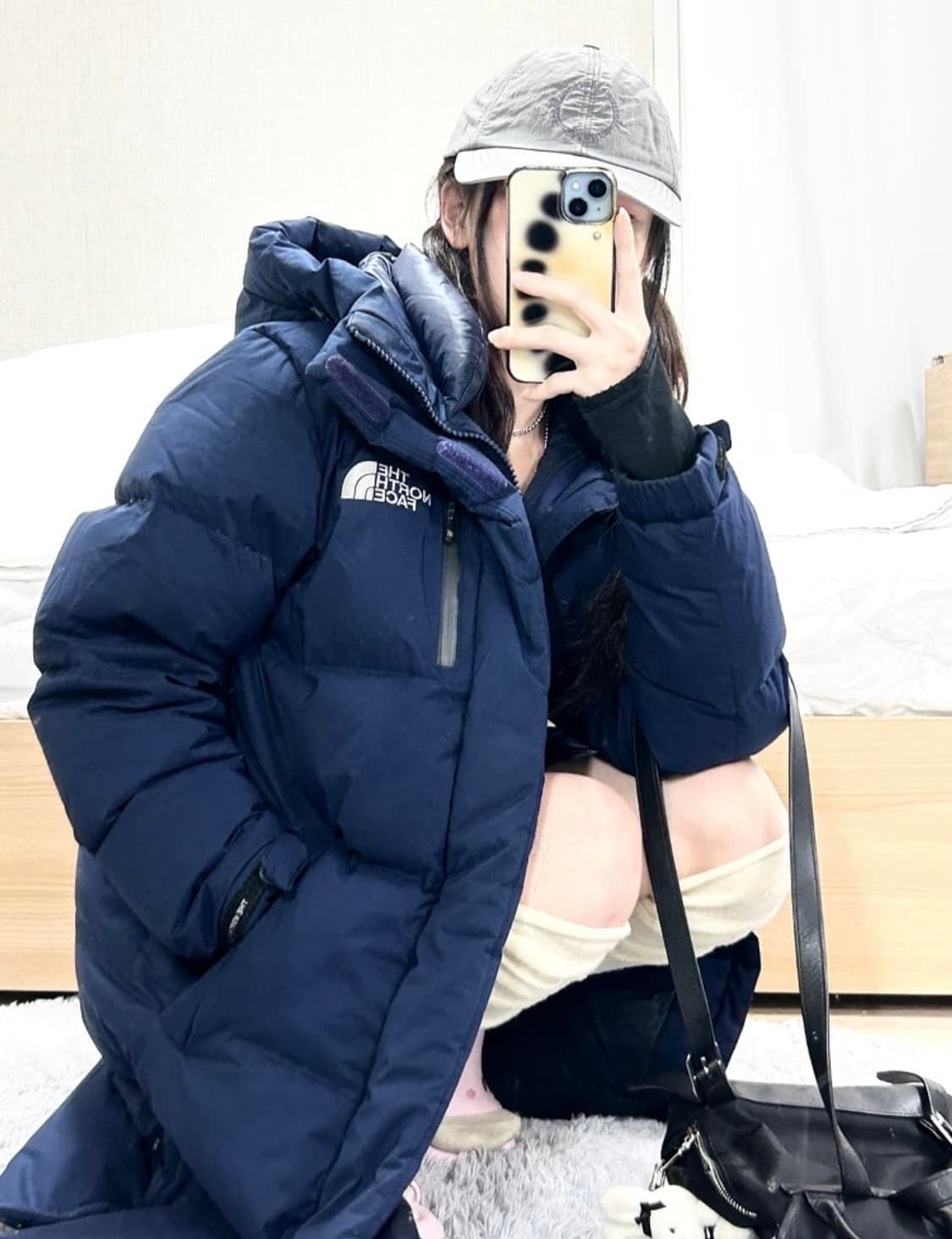 노스페이스 눕시 롱패딩 네이비 빈티지 아우터 나이키 아디다스 상품이미지2