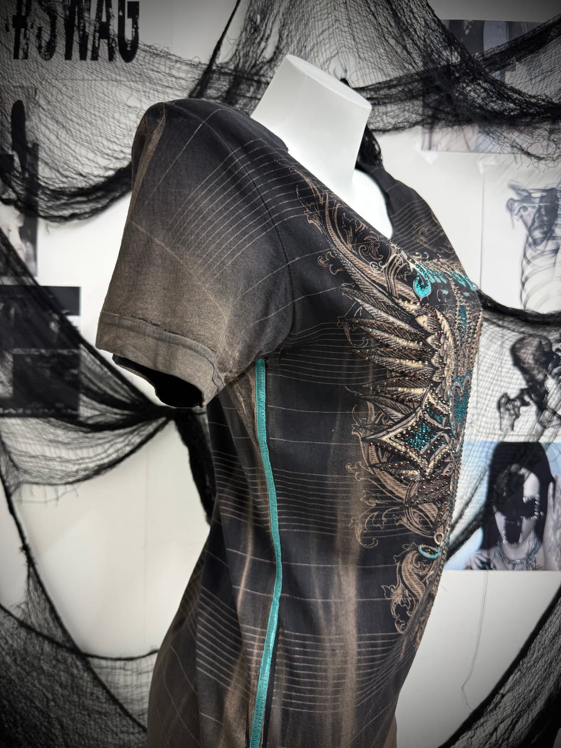 00s graphic beads halfsleeve 상품이미지5