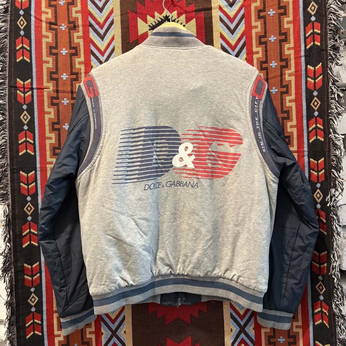 00s 돌체엔가바나 빈티지 백로고 봄버 자켓 상품이미지1