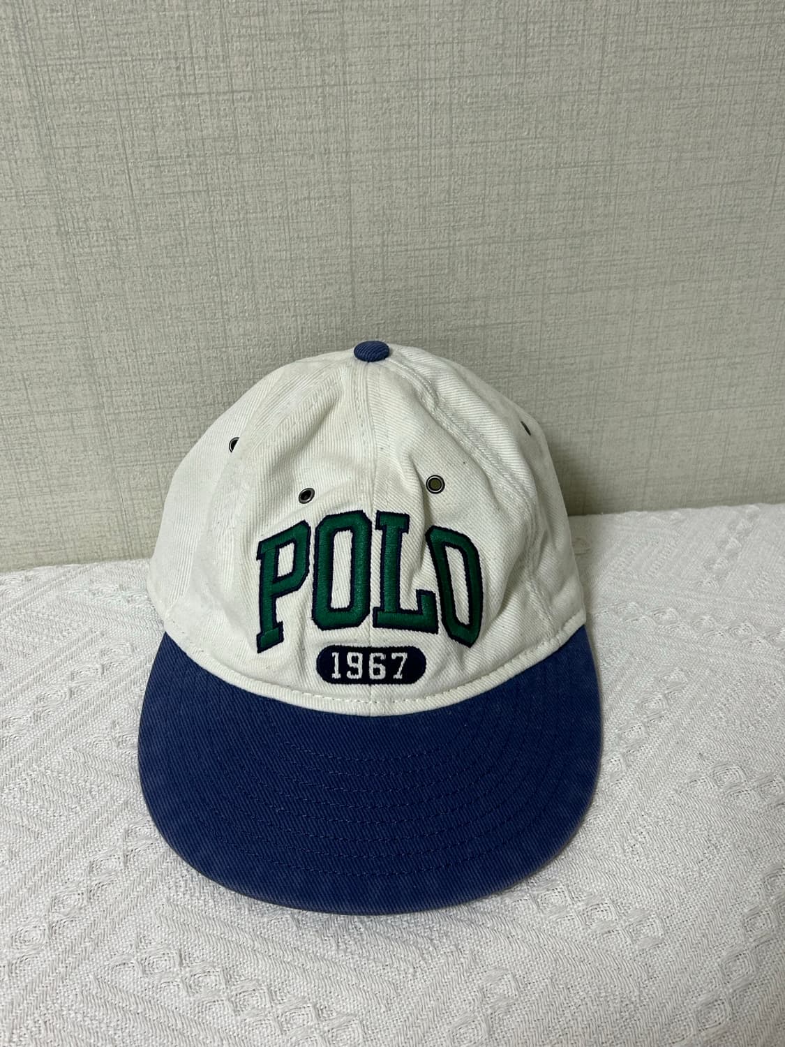 폴로 랄프로렌 POLO RALPH LAUREN 로고 코튼 치노 볼캡 모자 상품이미지1