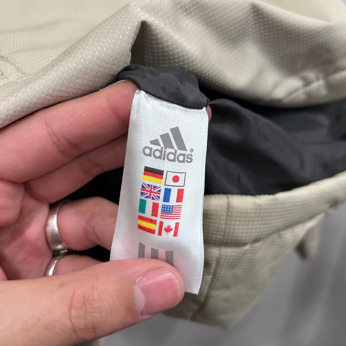 아디다스 올드스쿨 트랙라인 나일론 자켓 상품이미지4