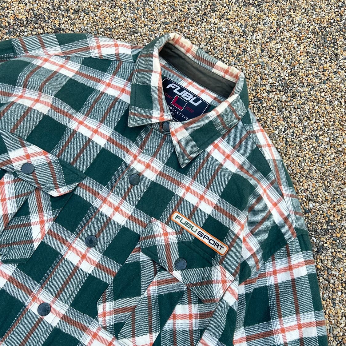 Fubu 체크패턴 패딩 자켓 상품이미지2
