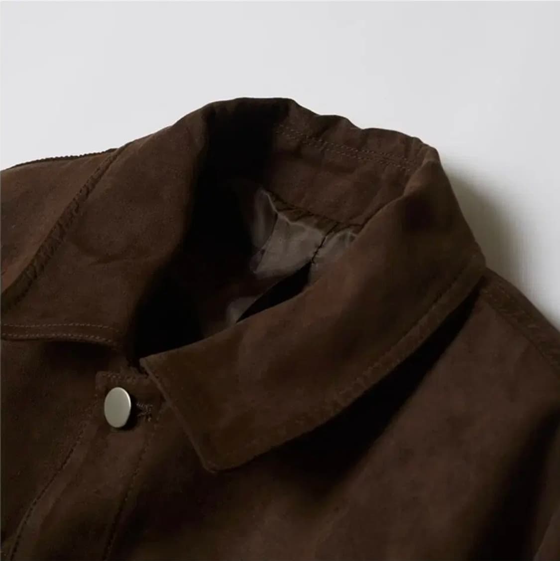 [스파오] 새상품 스웨이드 트러커 자켓 봄자켓 상품이미지4