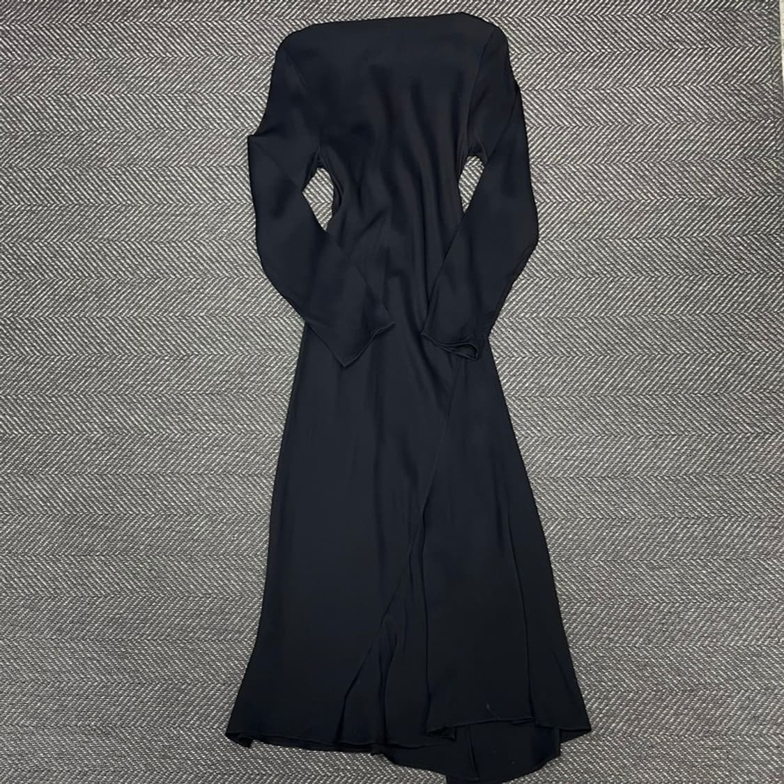 블랙 트임 원피스 v0143 상품이미지2