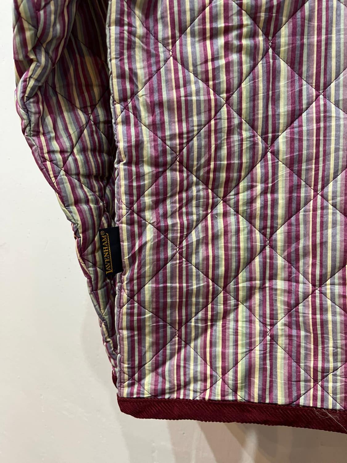 라벤햄 비비드 퀼팅 자켓 우먼즈 Made in ENGLAND 상품이미지5