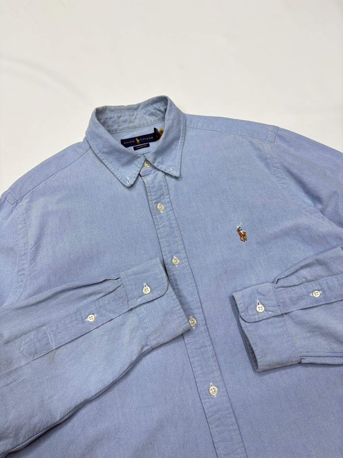 폴로 랄프로렌 파스텔 솔리드 셔츠 상품이미지3