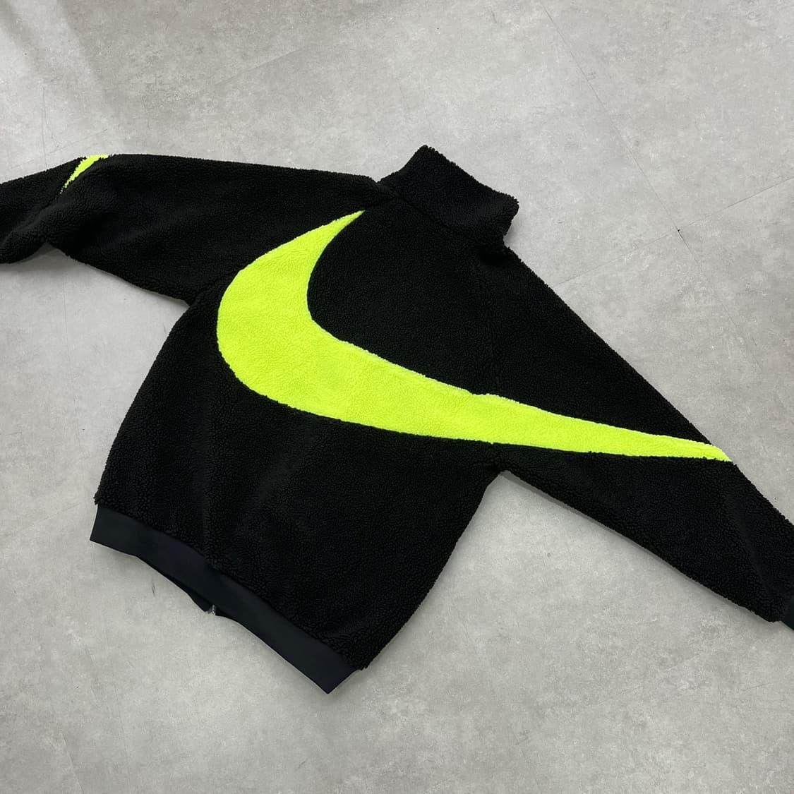 나이키 형광 검형 빅스우시 플리스 양털 자켓 리버시블 상품이미지4