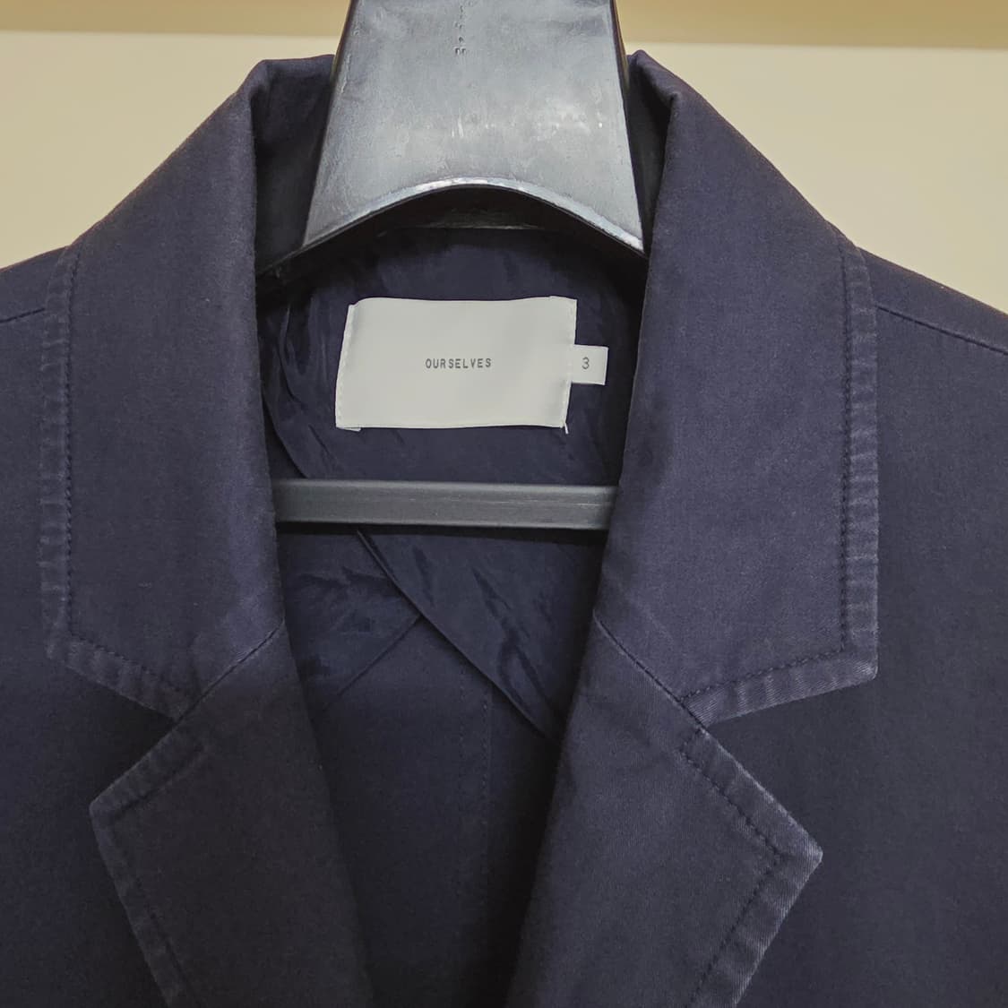 [3] 아워셀브스 빈티지 코튼 슬럼버 자켓 네이비 아워셀브즈 상품이미지2