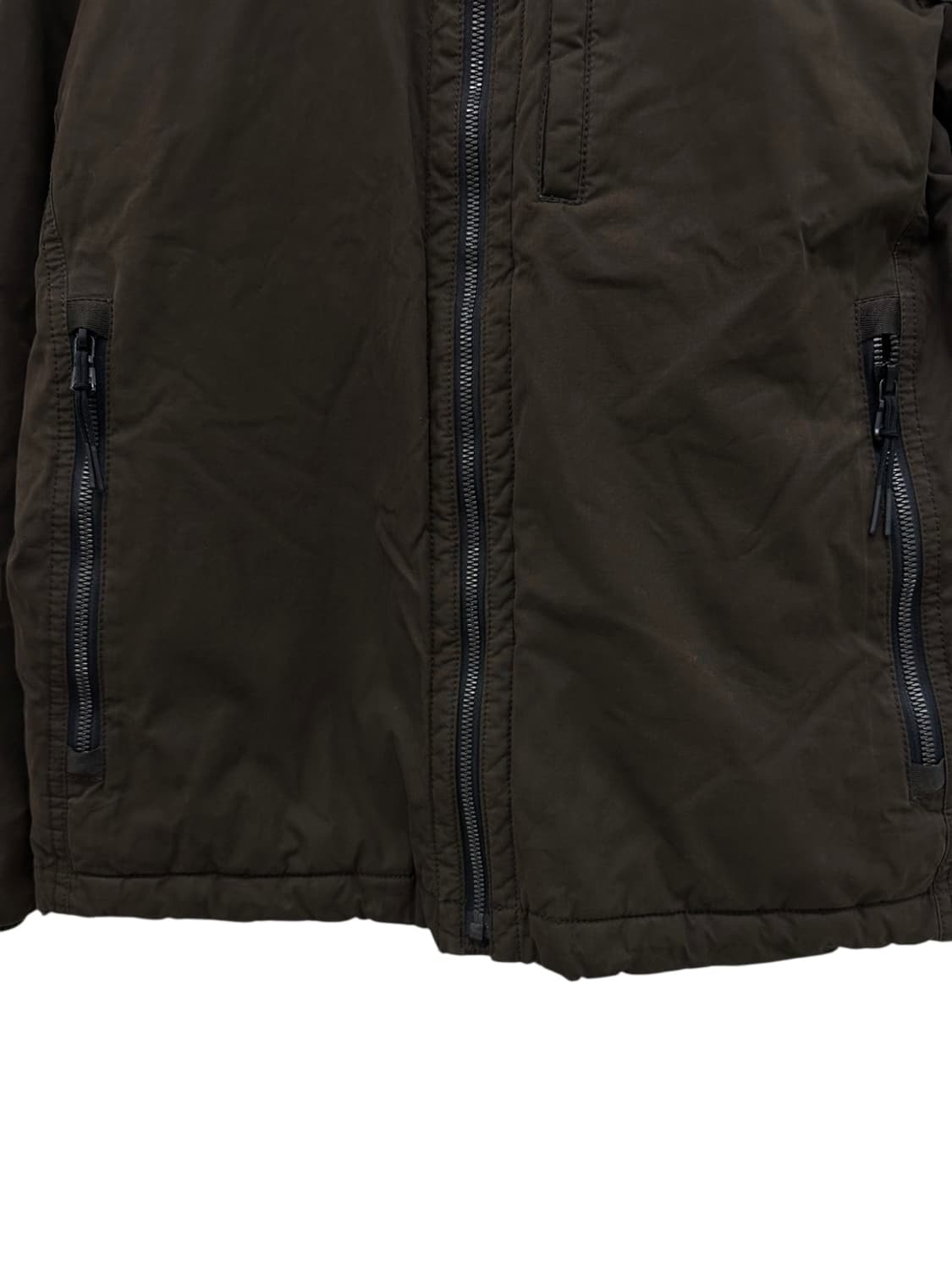 헤지스 양모 구스다운 패딩 브라운 (L)  상품이미지4