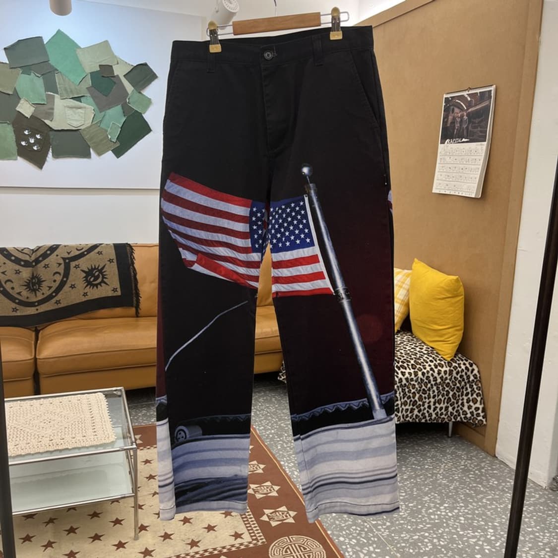 디스이즈네버댓 올드스쿨 키치 펑크 성조기 워크팬츠 M C10005 상품이미지3