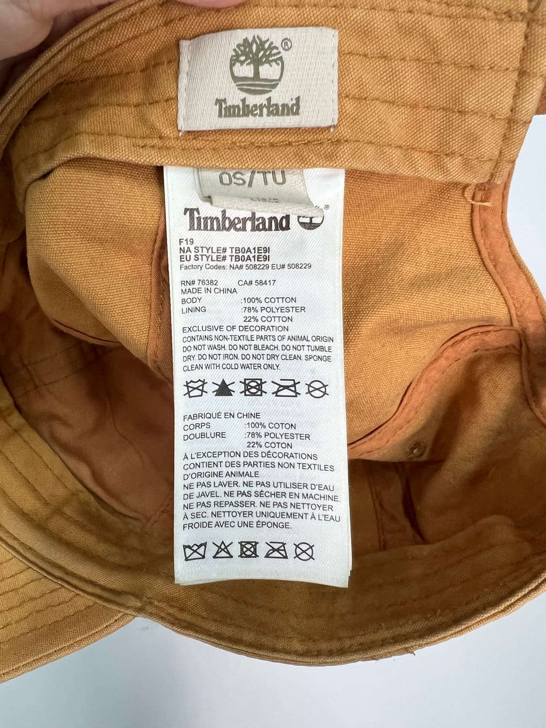Timberland 모자 상품이미지2