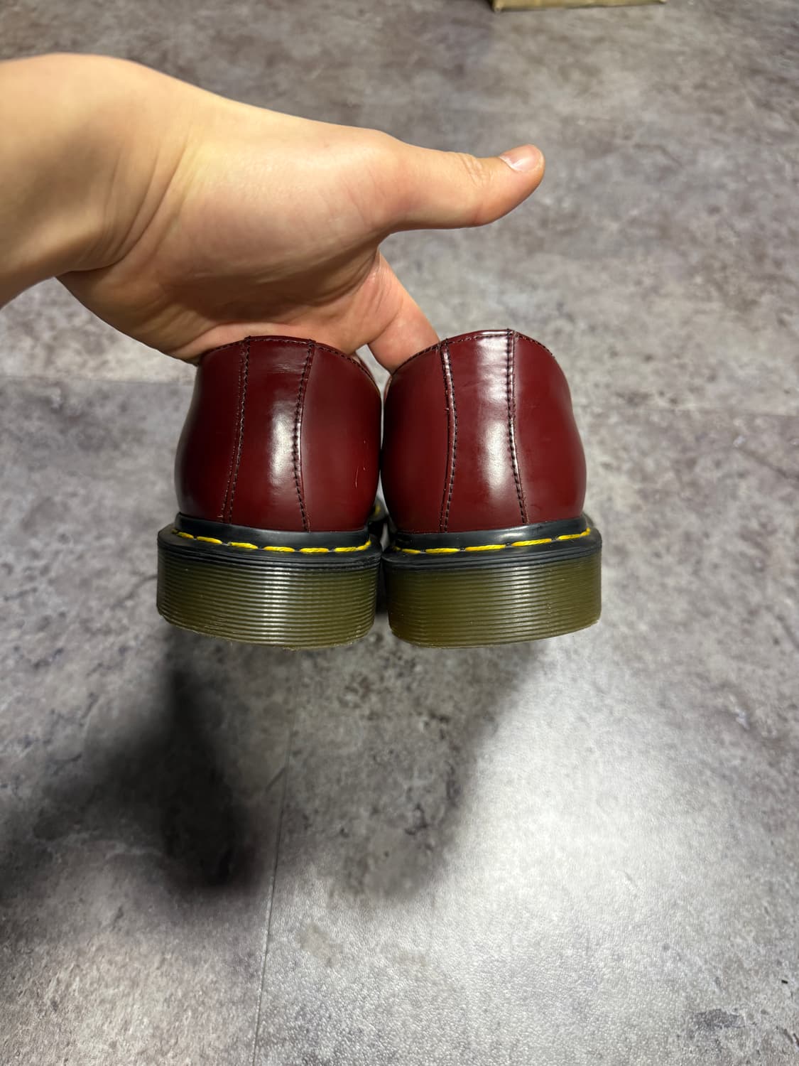 닥터마틴 1461 버건디 체리레드 270 상품이미지3