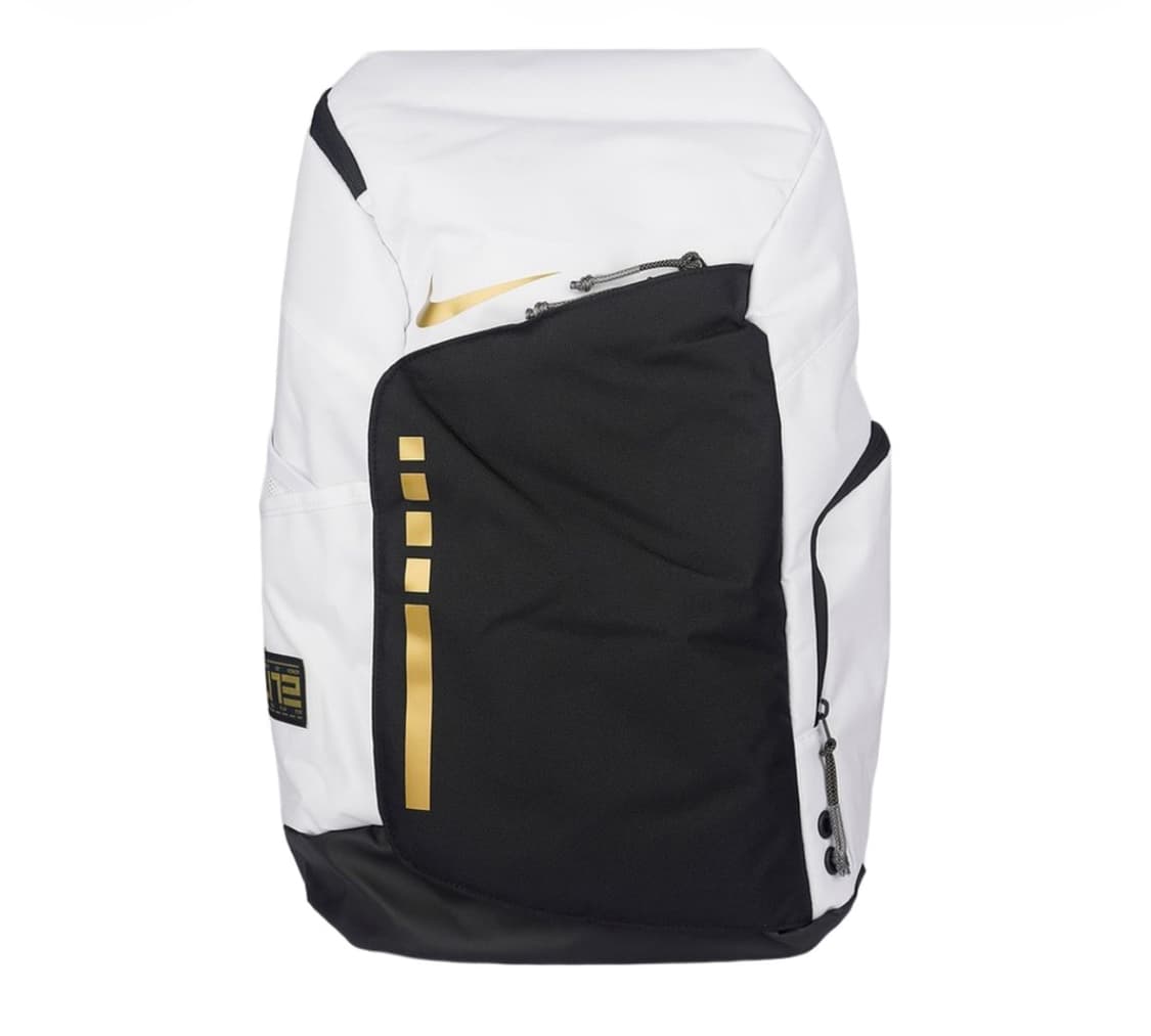 나이키 훕스 엘리트 백팩 화이트/블랙/골드 상품이미지1