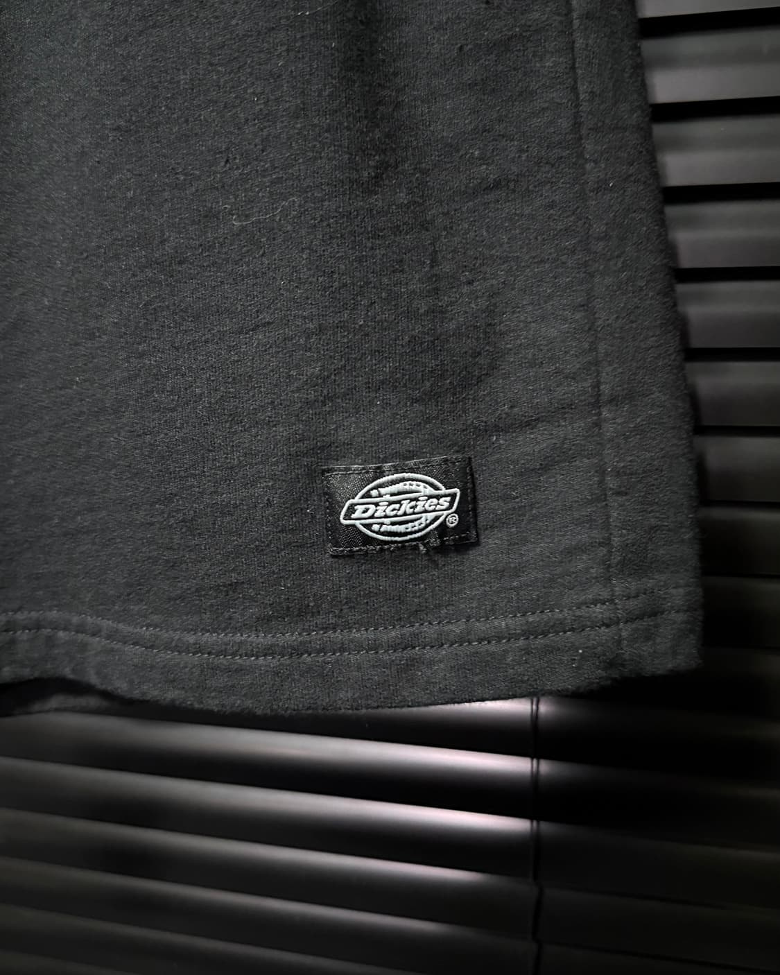 디키즈 블랙 검정 스웻 면 코튼 워크 밴딩 반바지 쇼츠 M 95 로고 상품이미지3