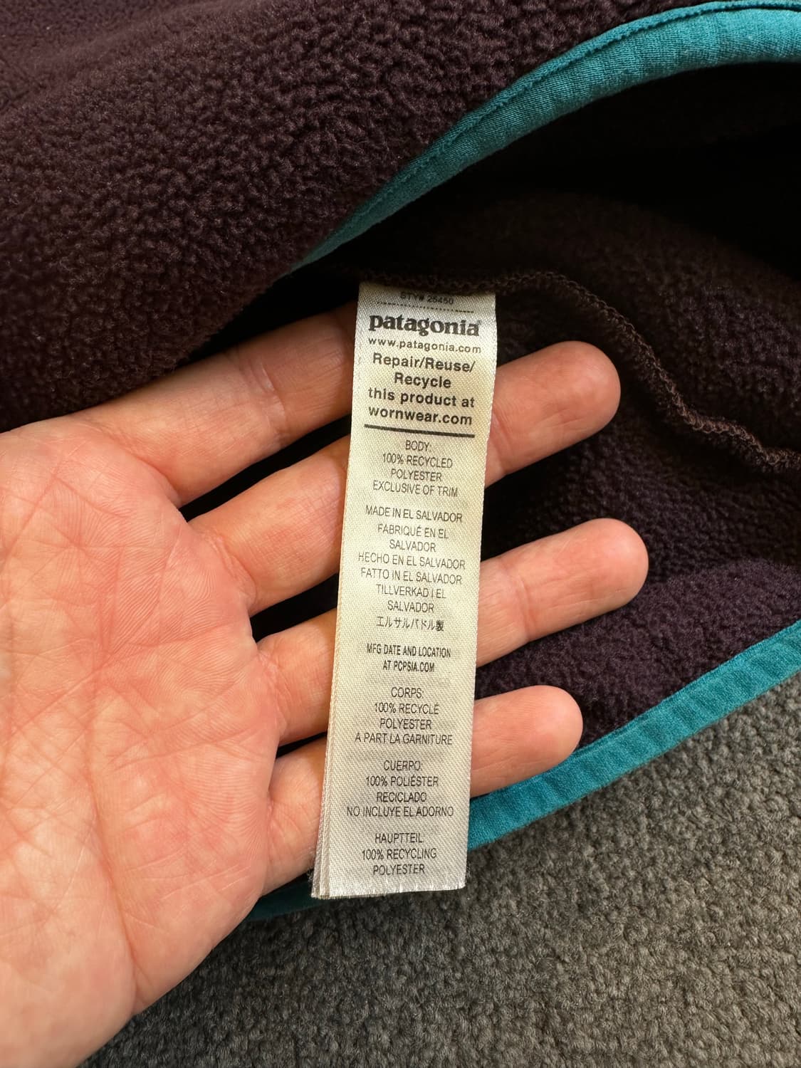 파타고니아 신칠라 플리스 L 상품이미지4