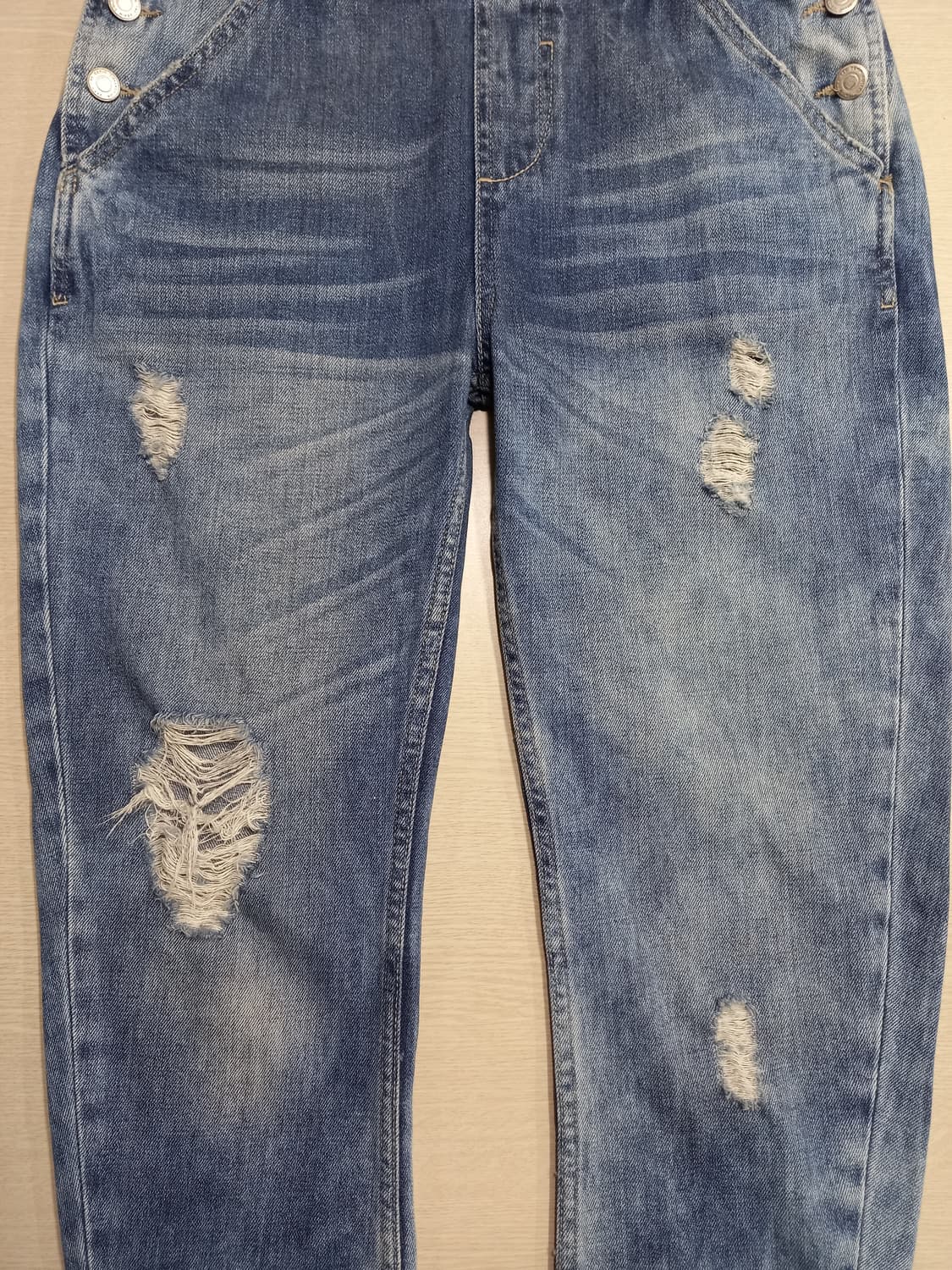 26-27 ZARA TRF 데미지워싱 멜빵진 26-616 상품이미지6