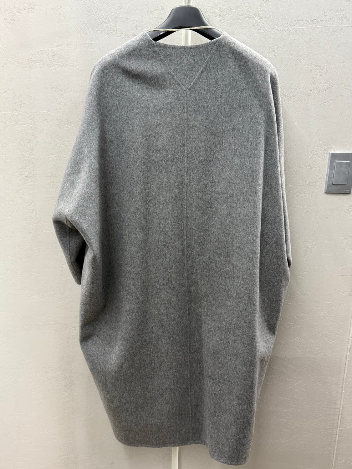 SYSTEM 시스템 오버핏 모 캐시미어 울 코트 그레이 상품이미지4