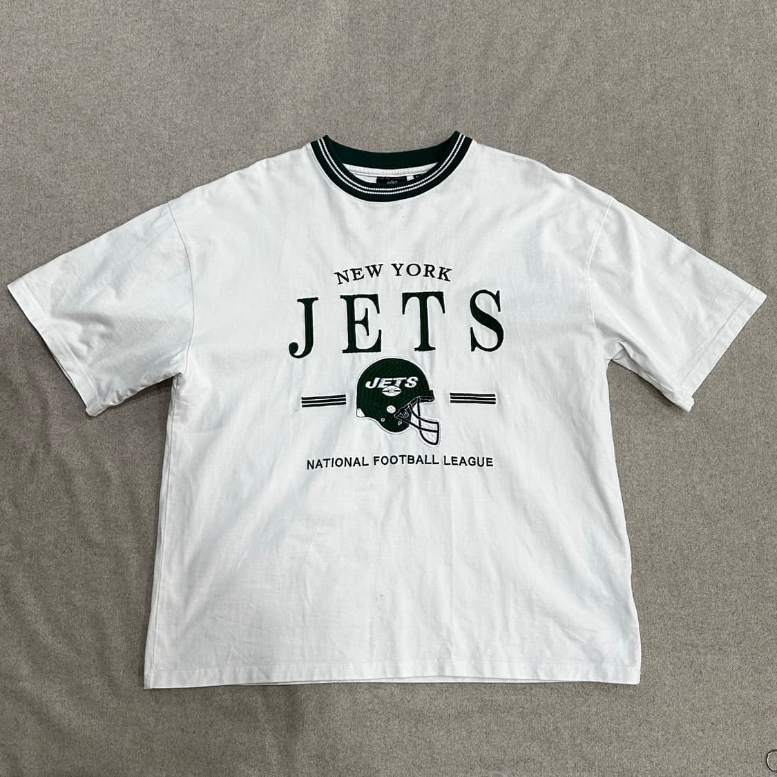NFL 뉴욕 재츠 JETS 빅로고 자수 반팔티M 상품이미지1