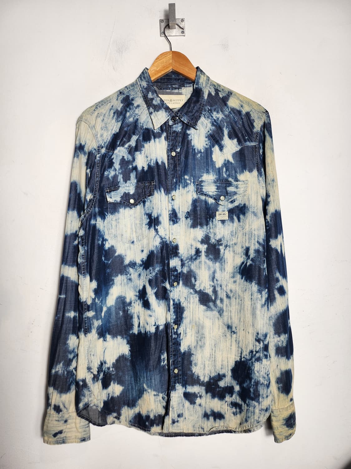 데님 앤 서플라이 랄프로렌 타이다이 워싱 웨스턴 셔츠 상품이미지1