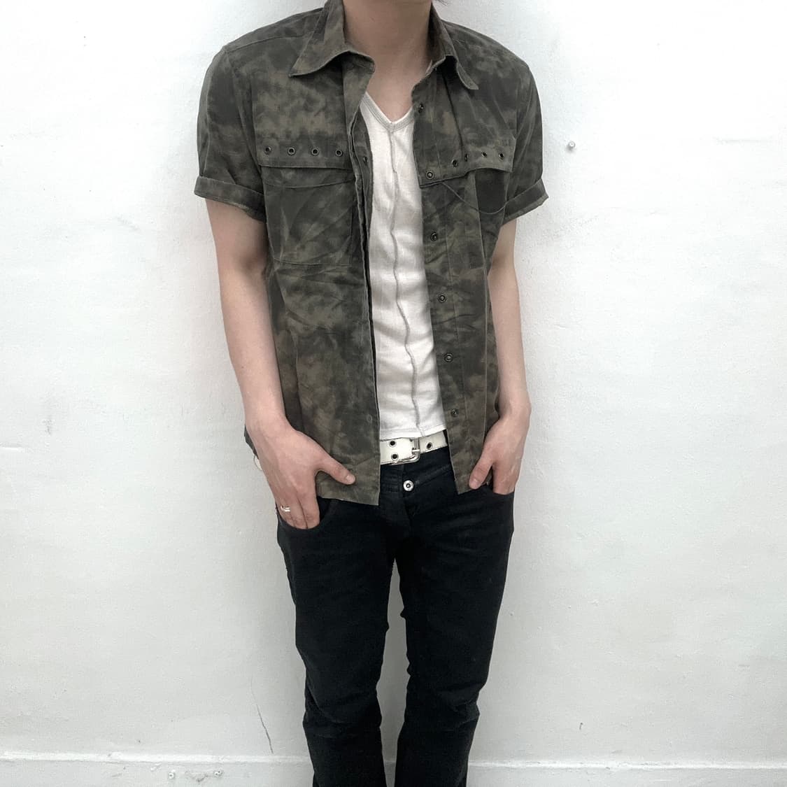 Bernings sho bleach short shirts 상품이미지1