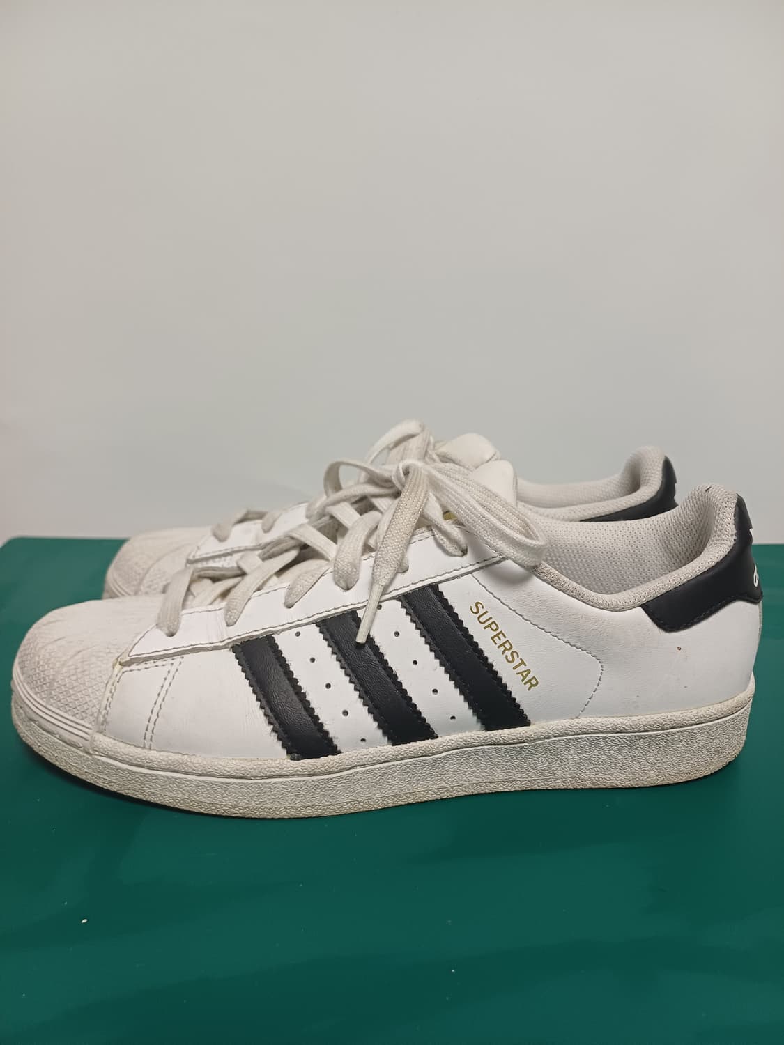 [250] 아디다스 슈퍼스타 파운데이션 흰검금(C77124)  상품이미지1
