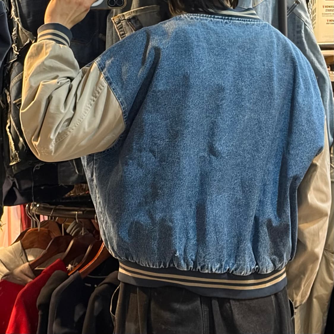 [NO.9] VTG 데님 바시티 자켓 상품이미지5