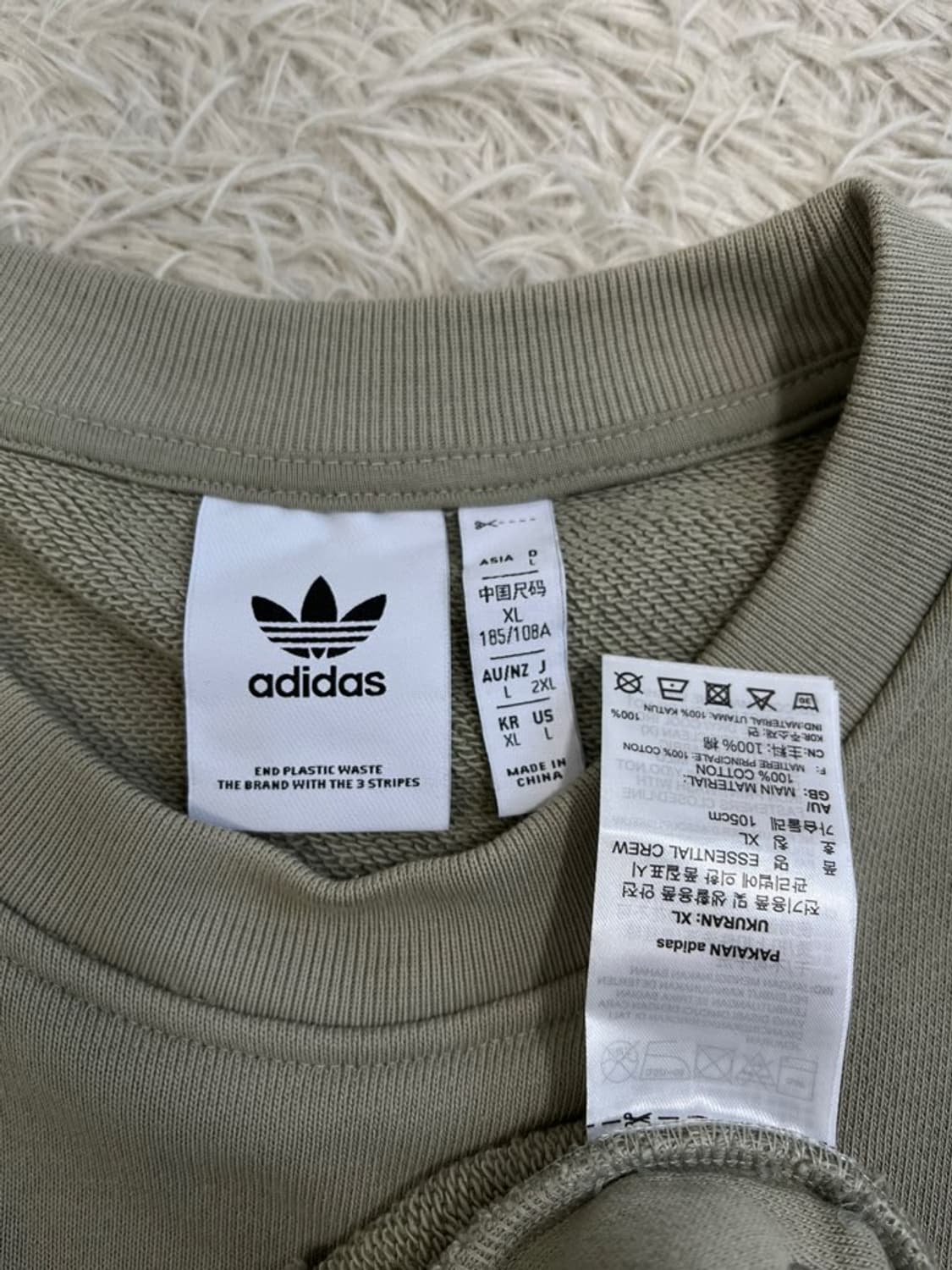 아디다스 에센셜 크루 맨투맨/#610 상품이미지4