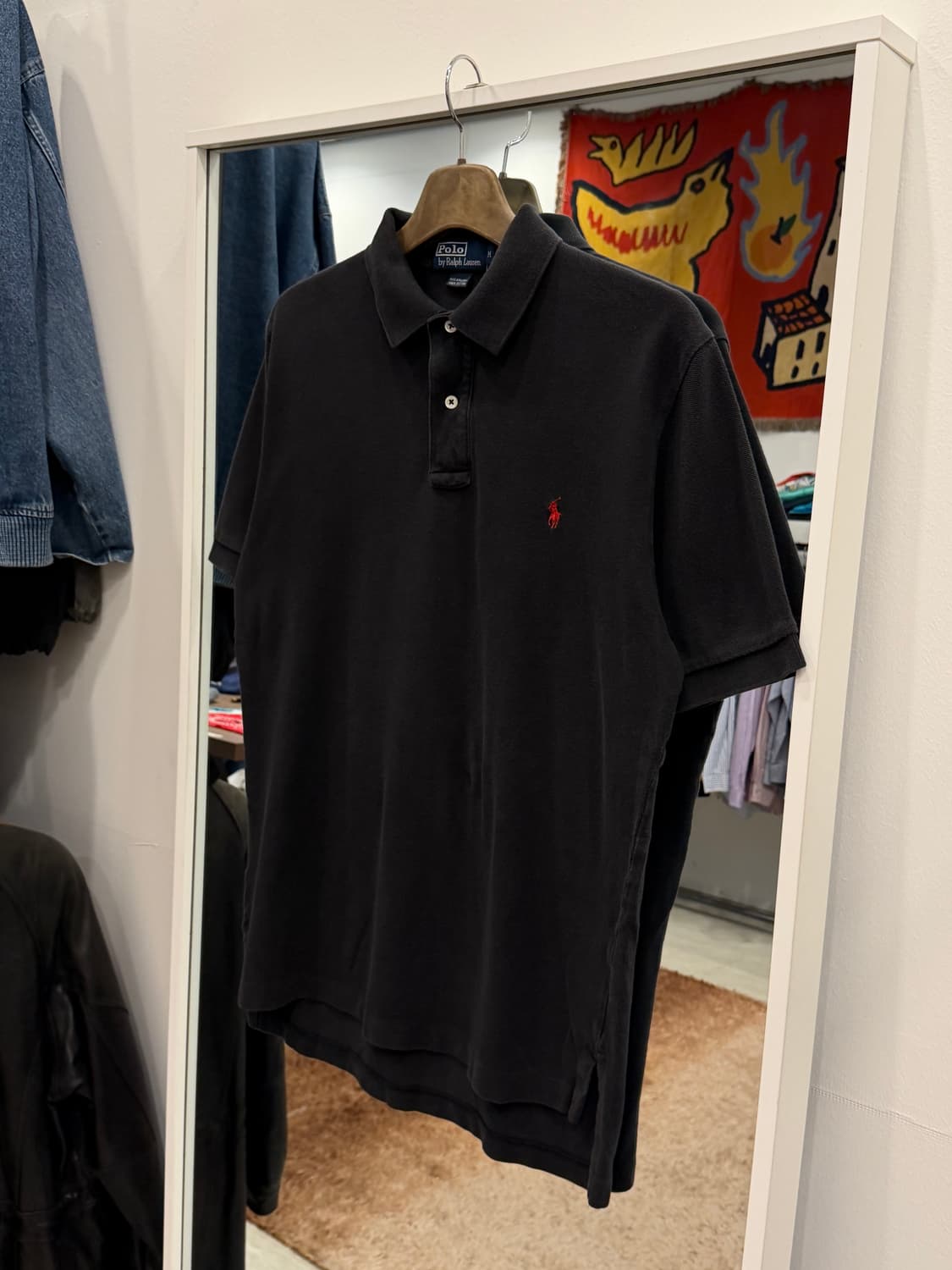 Polo RL 폴로 랄프로렌 pk 반팔 티셔츠 (Black) 상품이미지1
