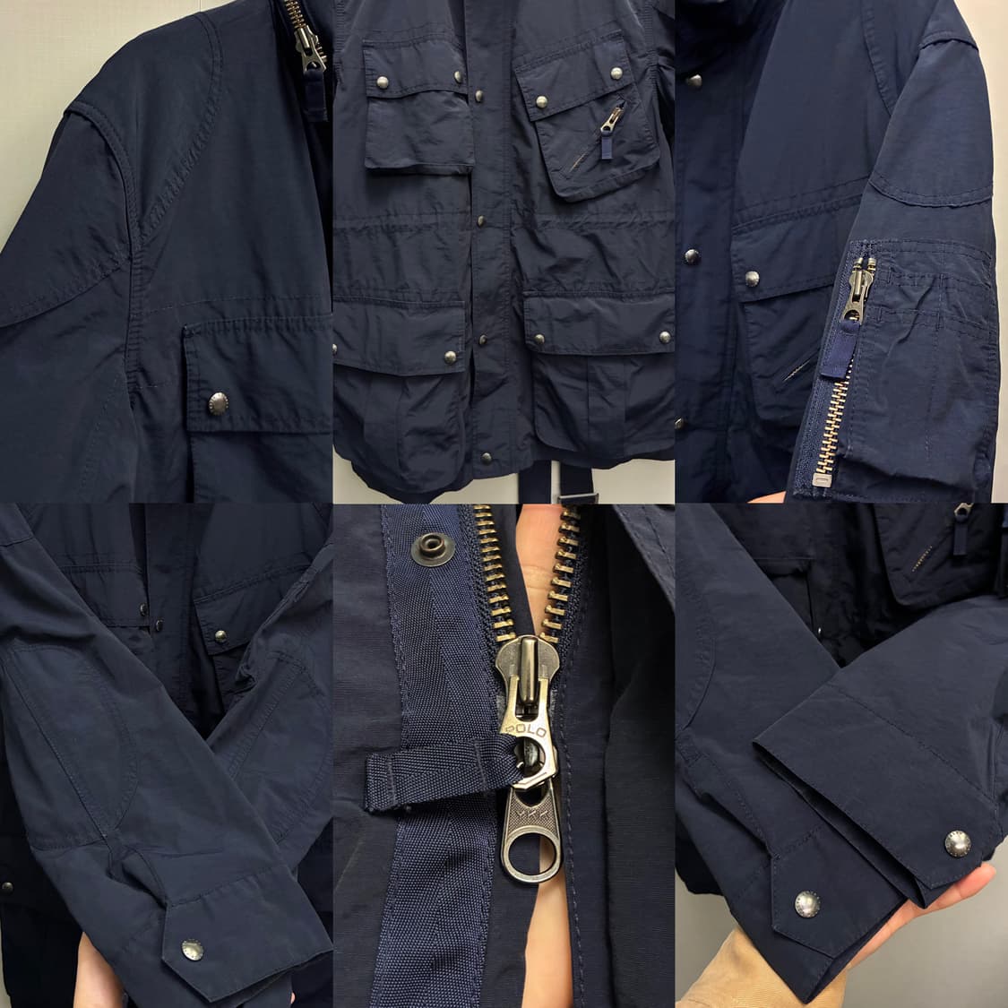 (XXL)00s 폴로랄프로렌 나일론 벨티드 유틸리티 사파리자켓 상품이미지6