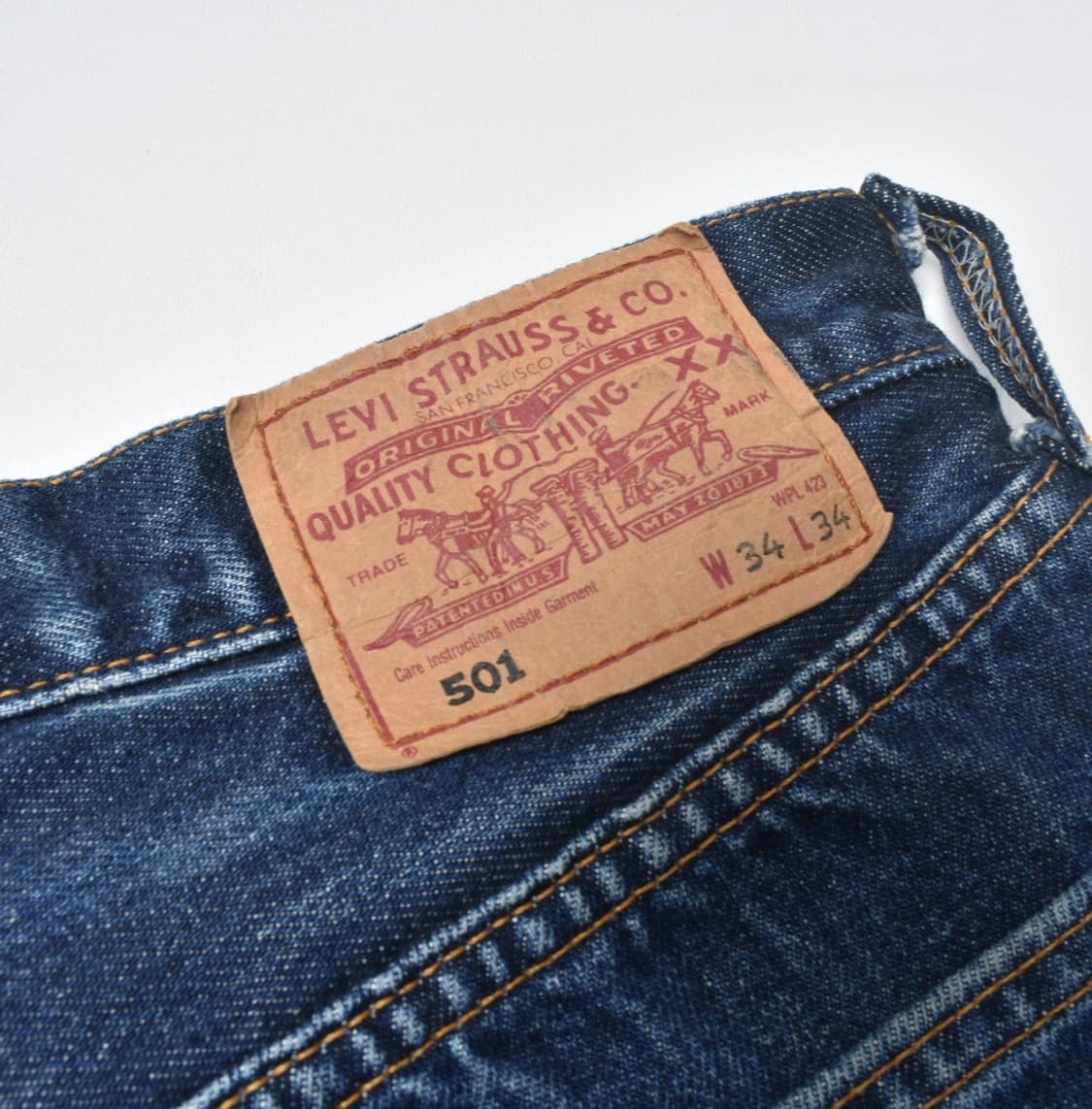 00S 빈티지 리바이스 501 청바지 굿페이드 데님팬츠 N0656 상품이미지2