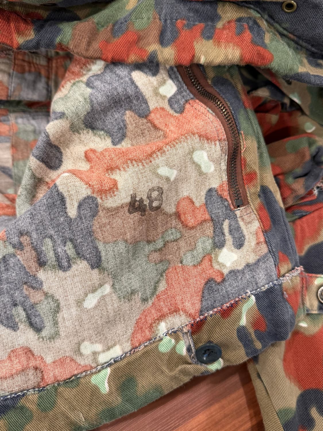 70-80s Military 스위스군 M70 알펜플라쥬 필드 자켓 상품이미지10