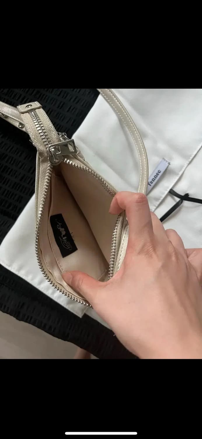 페넥 패치 미니 크로스백 아이보리 상품이미지5