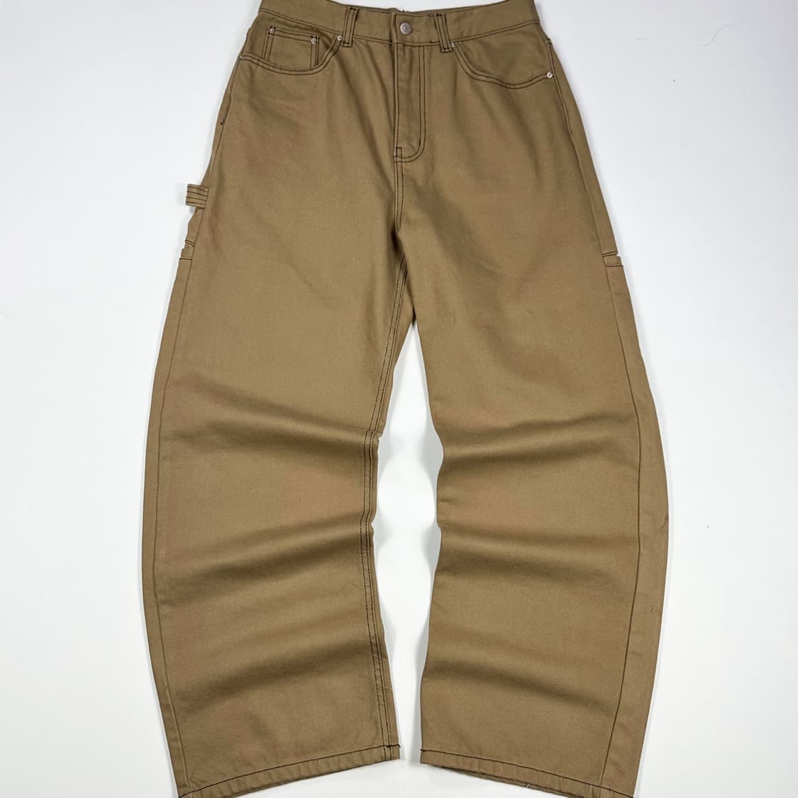 30 VTG 빈티지 와이드 카펜터 캔버스 워크팬츠 베이지 상품이미지2
