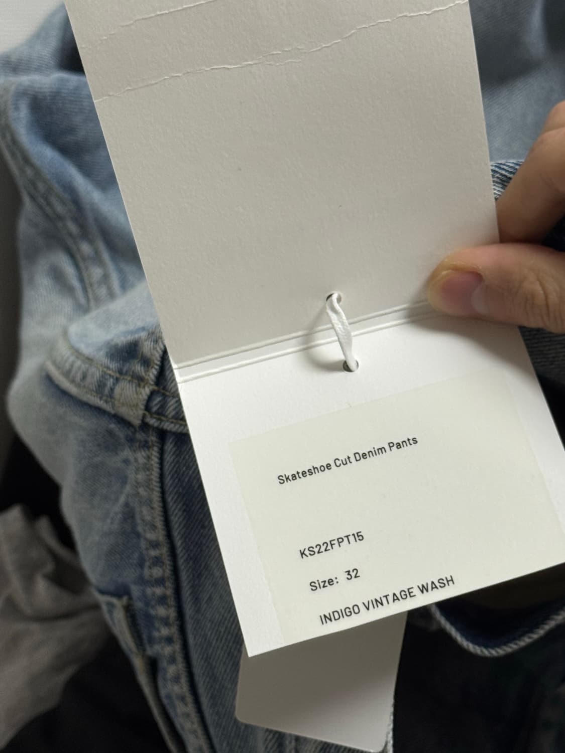 캡틴선샤인 스케이트슈컷 인디고 빈티지 워시드 데님 새제품 상품이미지4