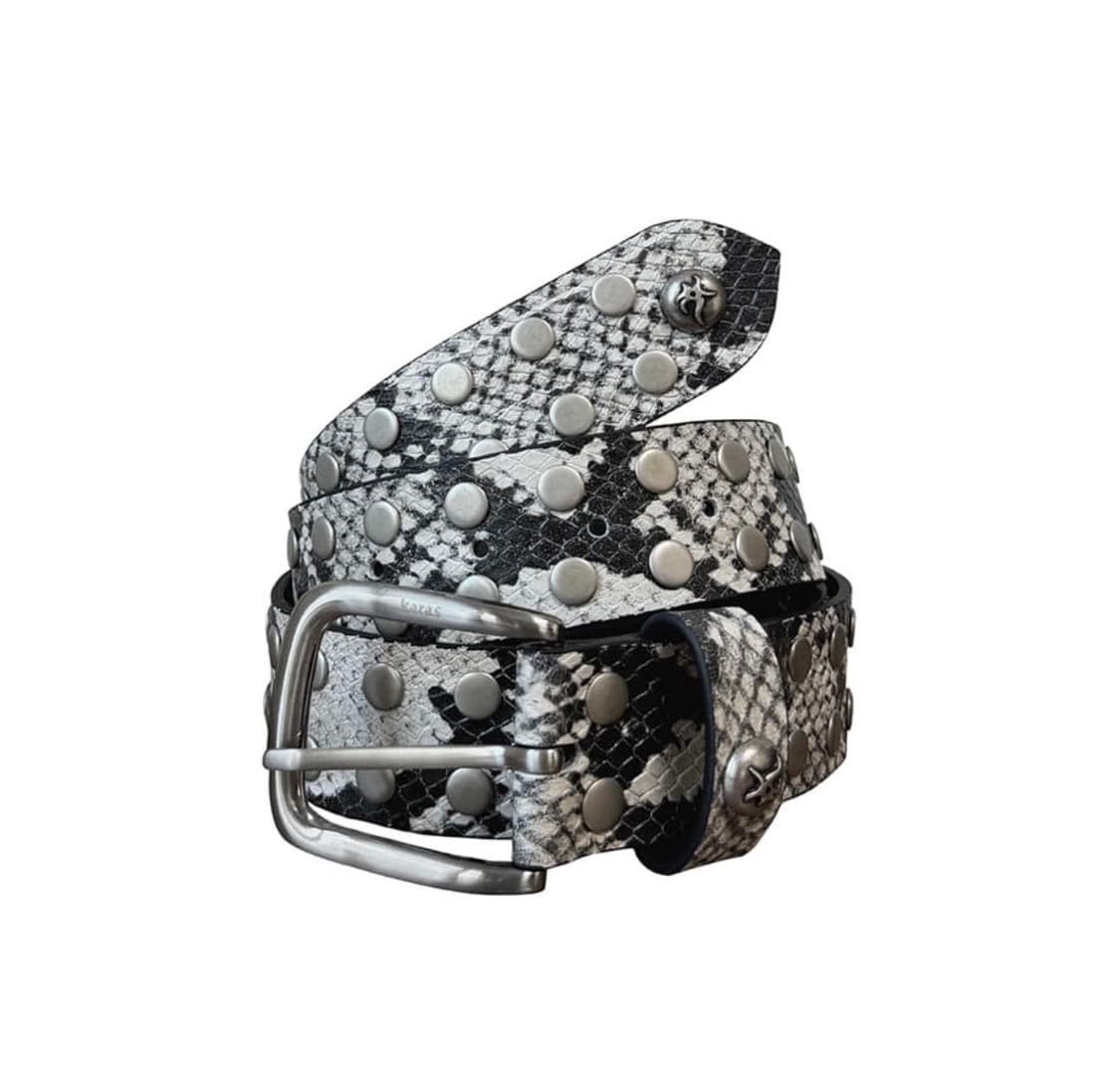 [3] Karas 카라스 스터드 파이톤 벨트 상품이미지1