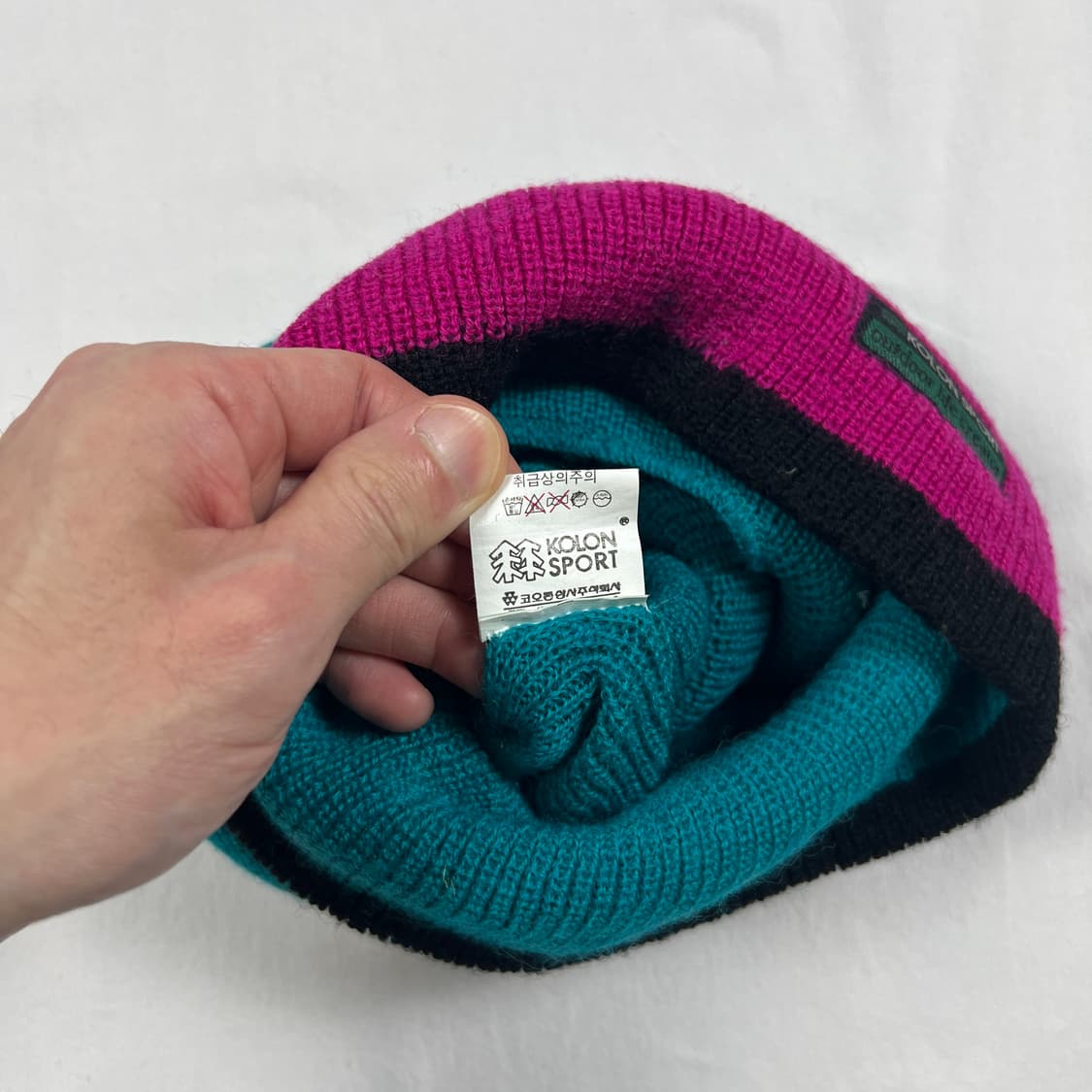 90‘s 96년도 코오롱스포츠 바라클라바 니트 마스크 상품이미지7
