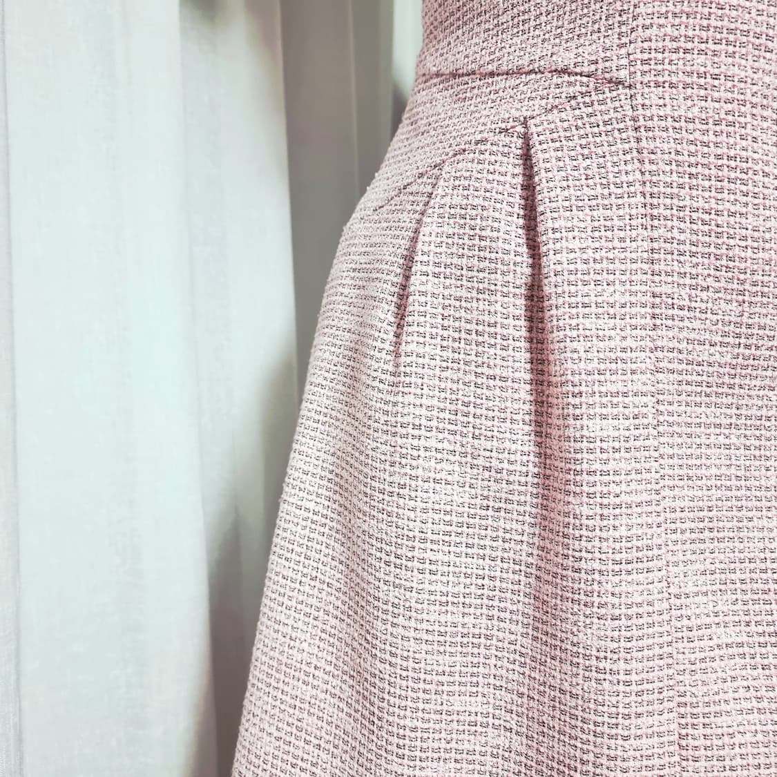 VALENTINA.L 발렌티나엘 트위드 코트형 원피스 (55) 상태최상 상품이미지5